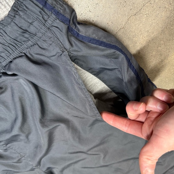 Vintage Starter Lined Warm Up Baggy Windbreaker Zip Leg Retro Track Pants - Picture 5 of 9